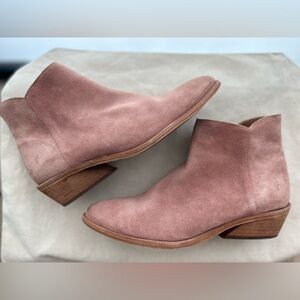 Frye Pink Ankle Boots